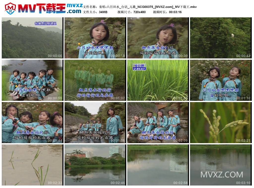 童唱-六月田水_台语_儿歌_NCG00375
